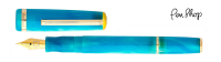 Esterbrook JR Pocket Pen Paradise Blue Breeze / Gold Plated Vulpennen